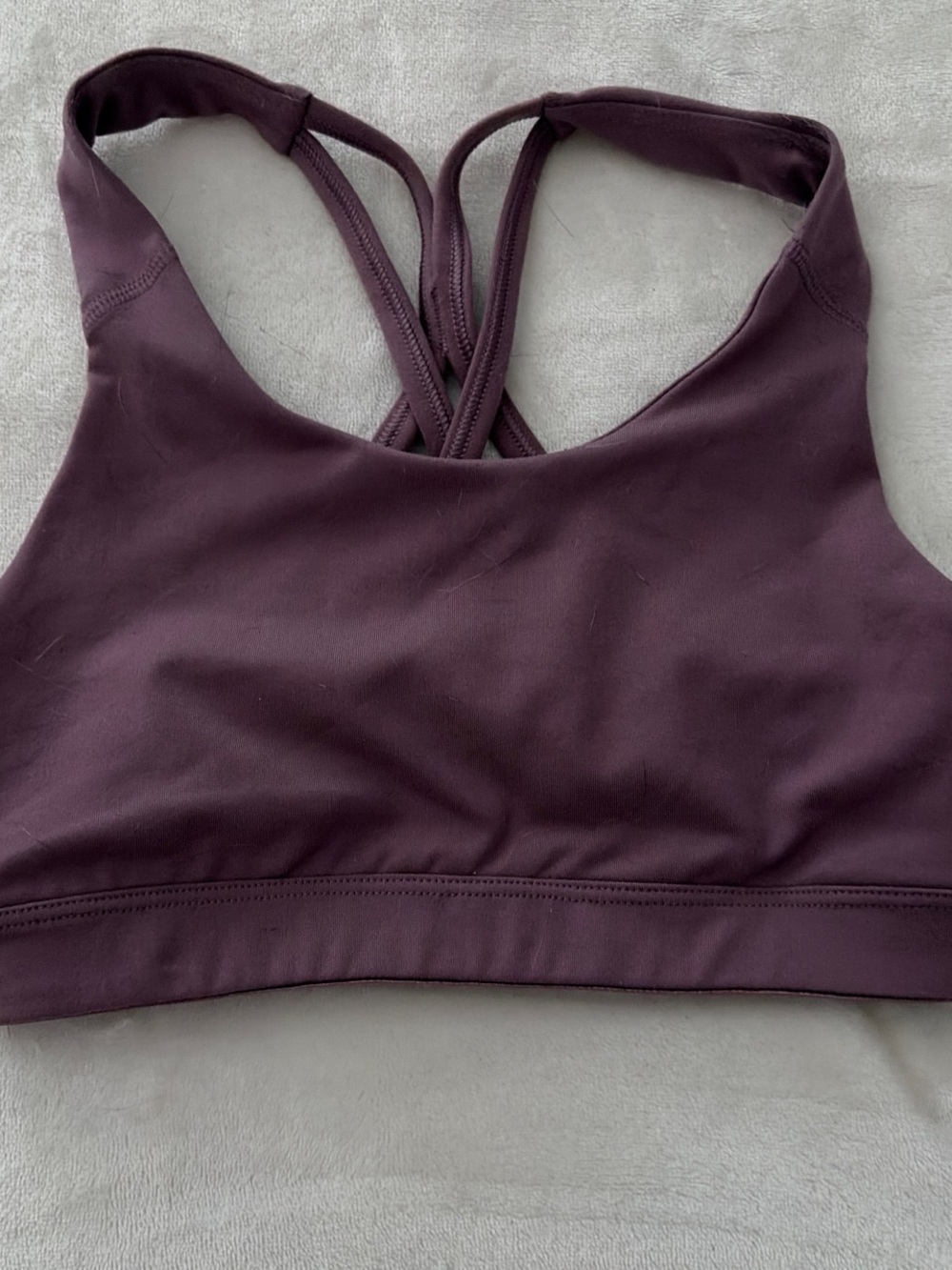 Old Navy Plum Strappy Sports Bra